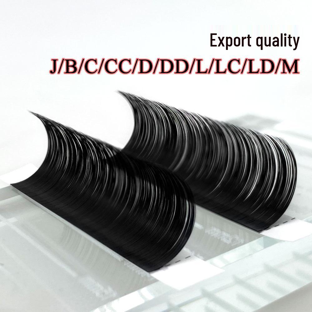 Extensii de gene naturale mate, realizate manual - Dense, Rotunde, Grefare Multi-Pick Fir cu Fir