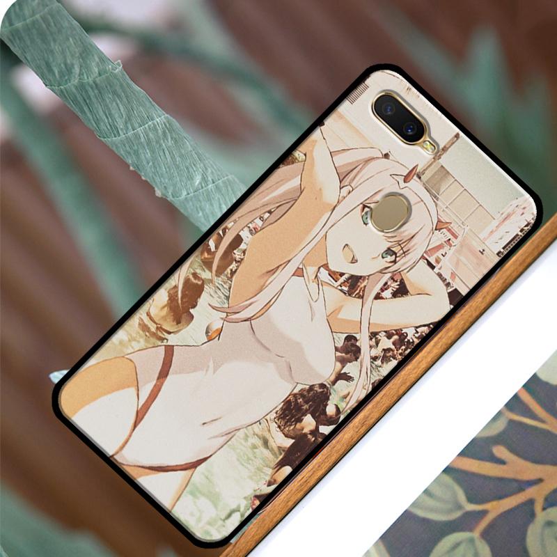 Zero Two Darling In the FranXX Anime Cover For OPPO A52 A72 A54 A74 A94 A1K A15 A83 A91 A5 A9 A31 A53 A53S A3S A5S Phone Case