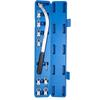 Engine Pulley Wrench Tool with Curved Handle, 45 Steel 12-Point Heads and Positioning Pin for Tensioner Service