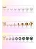 Natural Freshwater Pearl Necklace DIY Kit, Cold White 5-6mm Round with Minor Flaws