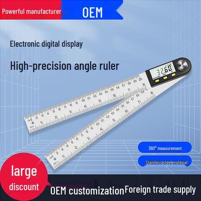 High-Precision 360° Digital Protractor & Angle Ruler