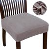 Jacquard Chair Covers Stretchy Solid Color Anti-Slip Chair Slipcovers Soft Sofa Seat Cover Living Room Restaurant Office Hotel