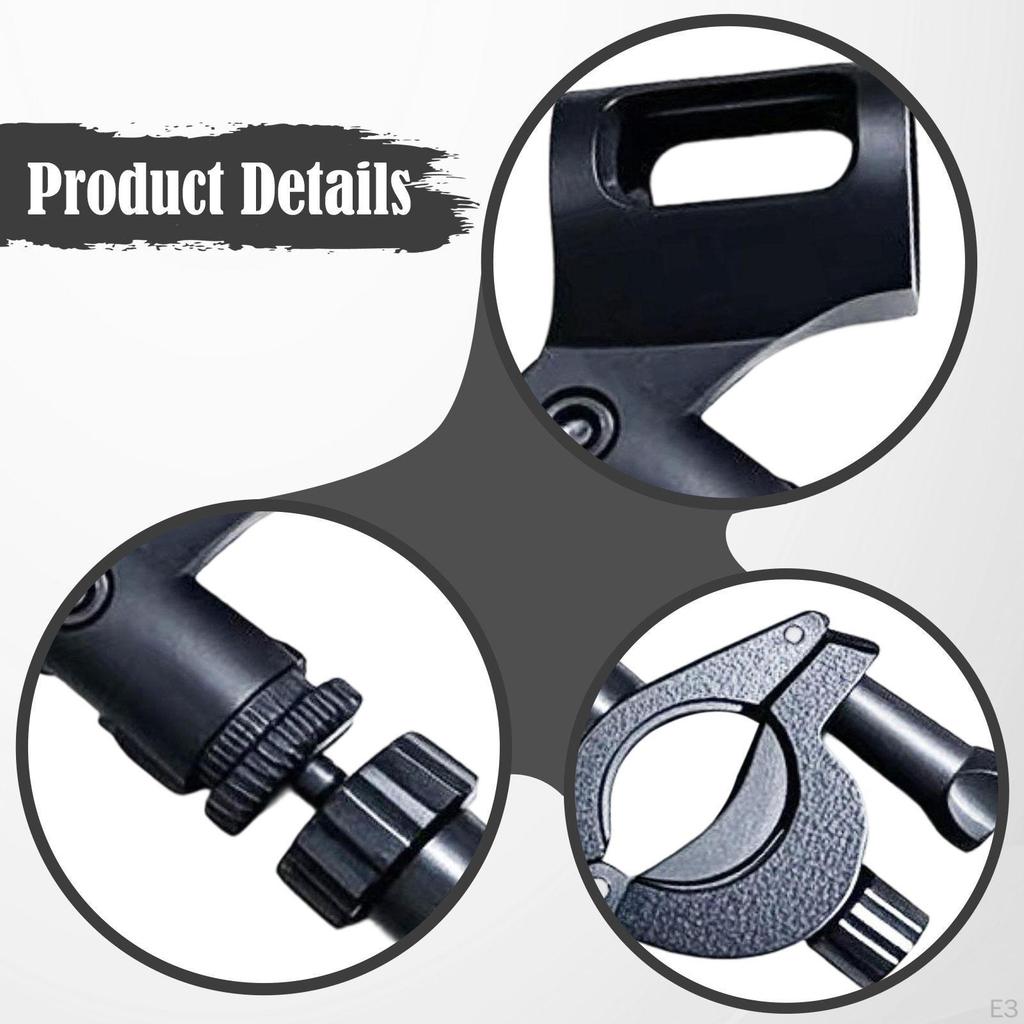 Clamp Mount Adjustable Cornet Attachment Mic Clip Holder Support for Podcasting Trombone Practice