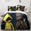 Game Nightmare Duvet Cover Pillowcase Little Nightmares Bedding Set Boy Girl Bedroom Decoration Children Gift Single Double Size
