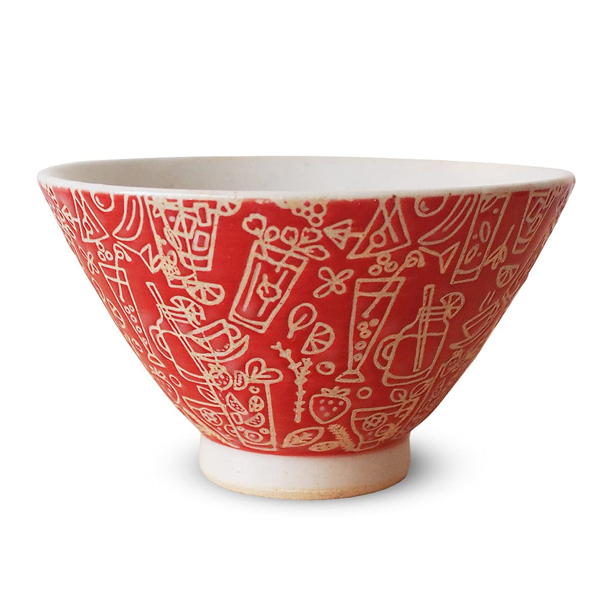 

Isaozan Kiln Small 11cm Hasami Ware Made in Japan Drink Red J-kitchens красный