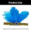 Feather Headbands Cosplay Handmade Hair Accessories for Women Masquerade Headpiece Mardi Gras Art Decors