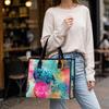 Boho Art Tote Bag Large Capacity Casual Shopping Purse for Daily Use
