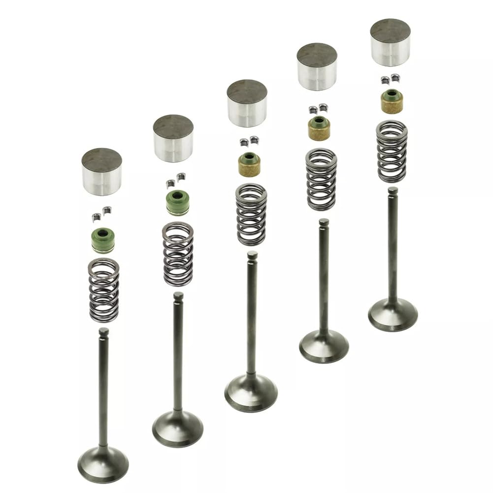 JIK Cylinder Head Valve Top End Gasket Kit for Yamaha YFZ450 YFZ450V Bill Ballance Special Edition Exhaust Intake Valves