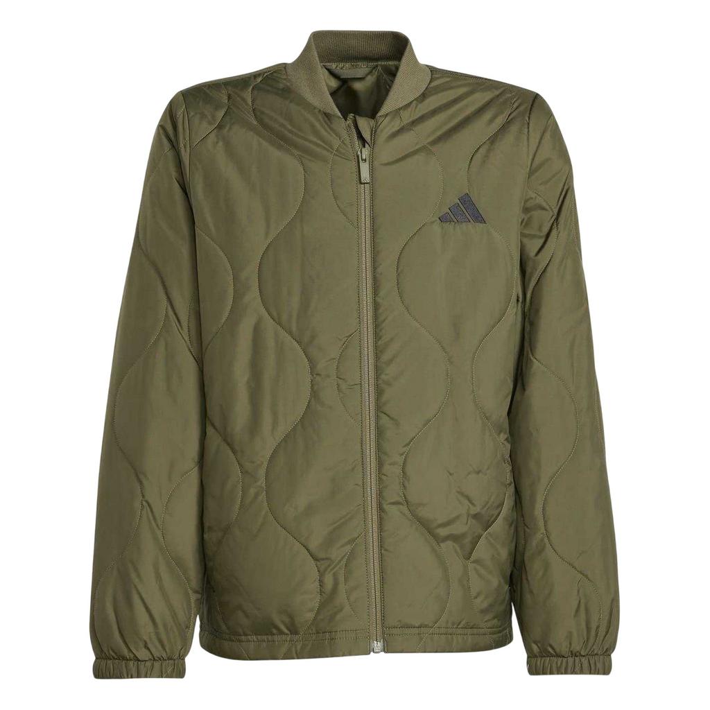 Adidas Childrens/Kids Textured Mock Neck Puffer Jacket