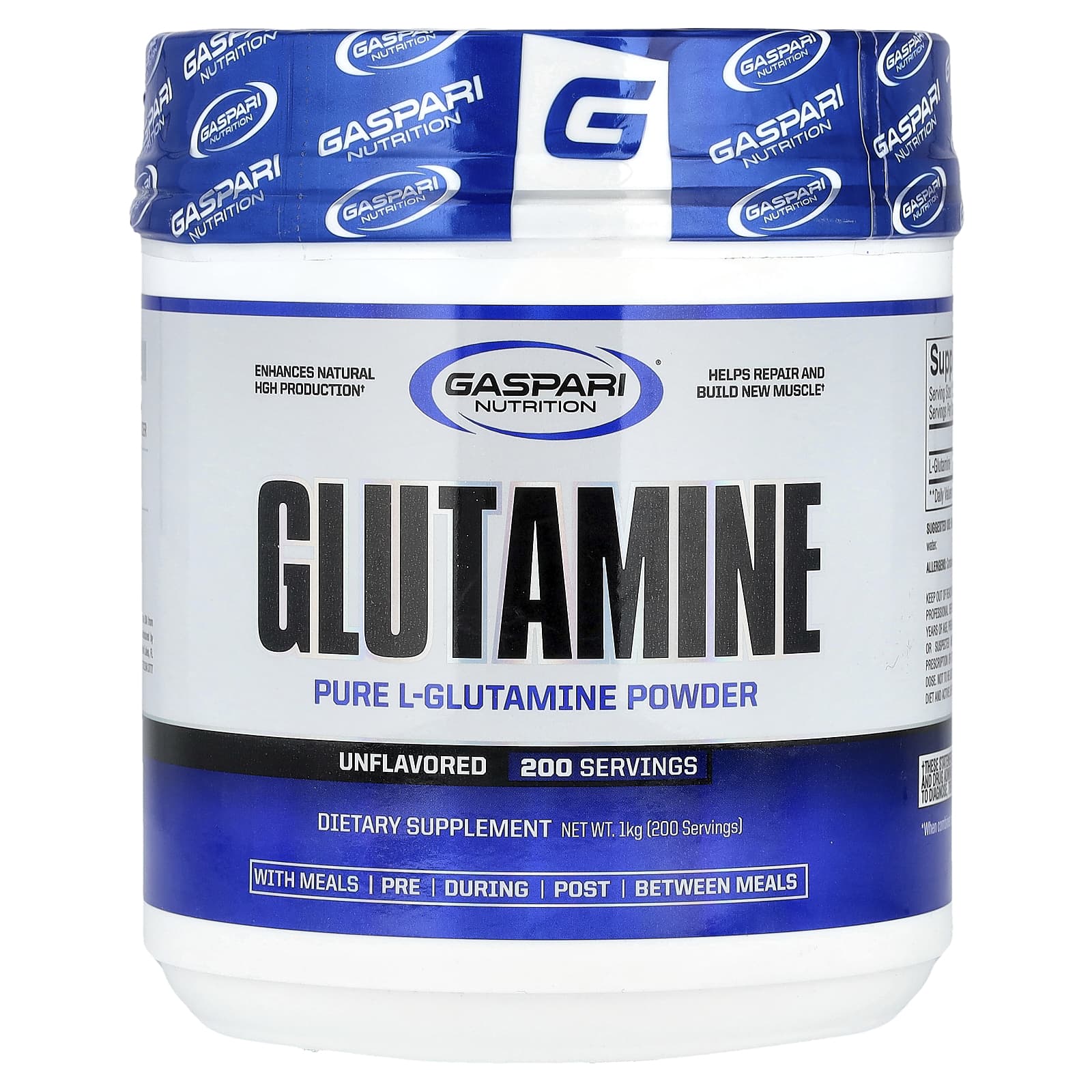 

Glutamine, Unflavored, 1Kg