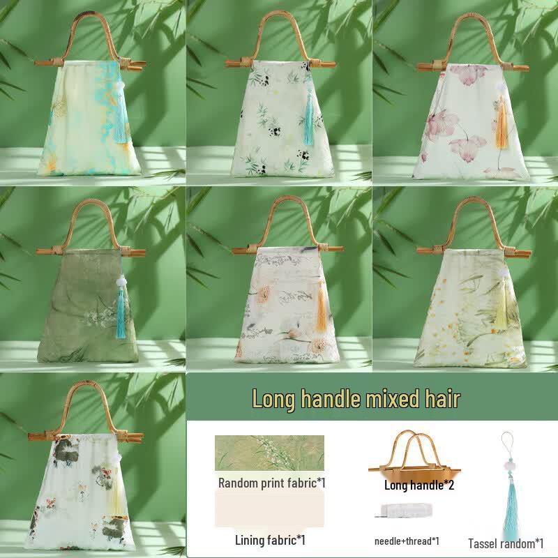Chinese Style Bamboo Knot Bag DIY Material Kit