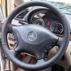 For Mercedes Benz Viano W639 Vito 2006-2011 DIY Non-slip Wear-resistant Car Steering Wheel Cover Cowhide Leather Black Interior