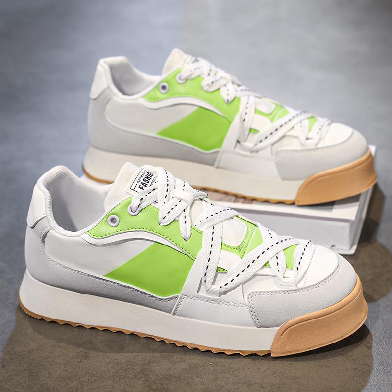 Forrest Gump Schuhe Herren vielseitig Frühling neu Low-Top Schnür-Board-Schuhe Herren höhenverstärkend Modetrend lässige Herrenschuhe