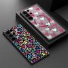Love Hearts Pattern Clear Case For Samsung Galaxy S25 S23 S24 Ultra S22 Plus S24 S21 S20 FE Magnetic For Magsafe PC Phone Cover