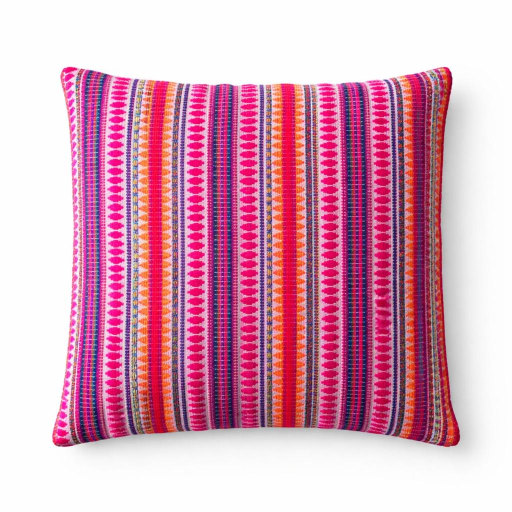 Klassieke Kussensloop - Neon Strepen - 45 × 45 cm