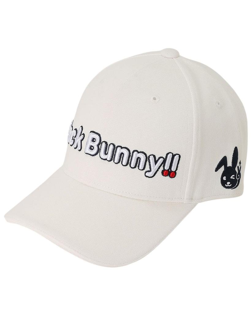 Jack Bunny Unisex Golf Cap Adjustable FR (Rabbit Logo, Size) - White, (Product Code 262-5987701, 030)