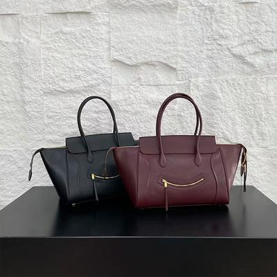 Handtasche Lachender Flügel Tasche Große Kapazität Weiches Leder Temperament Einfach Pendler Tragetasche Damen