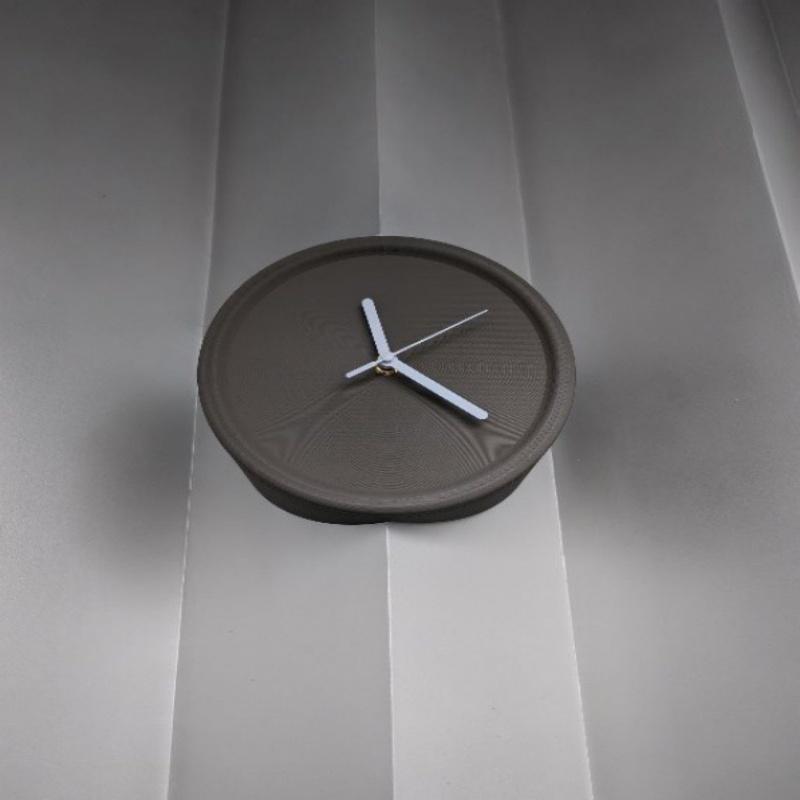Minimalist Corner Wall Clock 20cm Diameter 3D Illusion Art Clock Noiseless Battery Operated Decorative Wall Watch