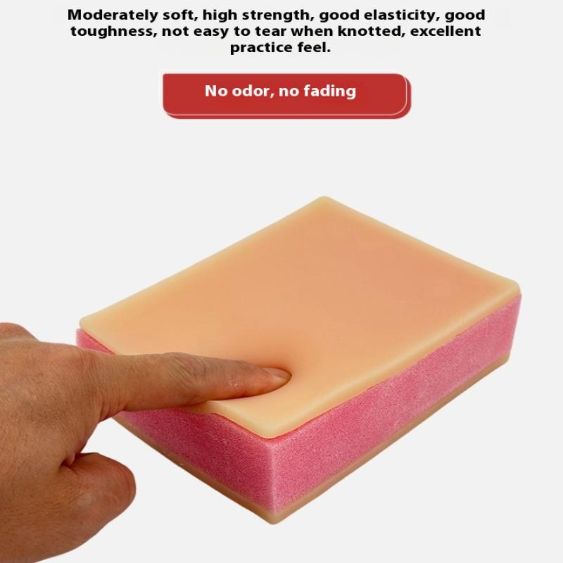 Silicone Skin Model for Injection and Suture Training – Surgical Simulation Pad for Puncture Practice and Medical Education