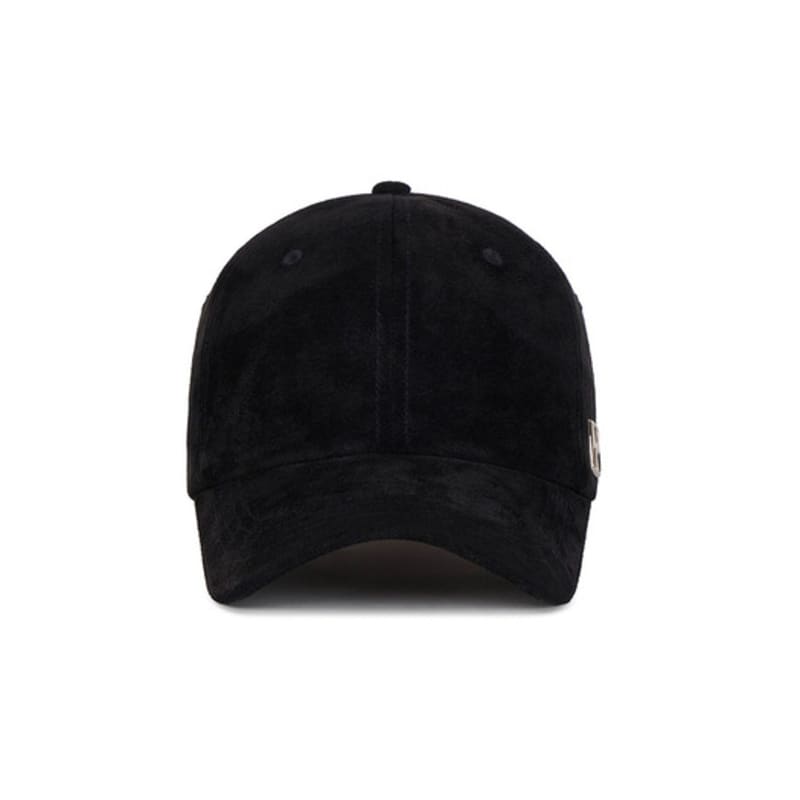 VARZAR VA Square Suede Ball Cap Black