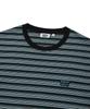 WACKY WILLY Multi-Stripe Short Sleeve T-Shirt Black