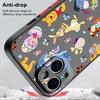 Cartoon Pooh Case for iPhone 17 Pro Max 7 8 SE 15 12 16 Plus Air 17e XS XR 13 Mini 14 11 Back Phone Cover