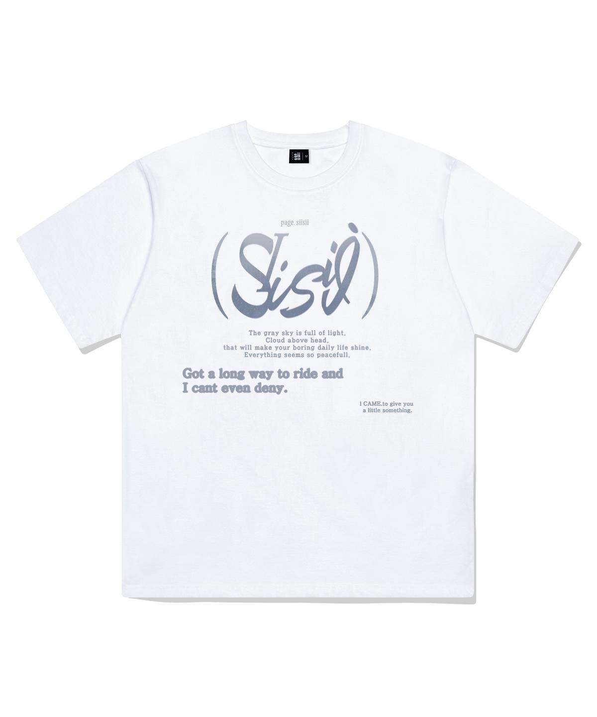 Page Cc Shishi Printed Short Sleeve T-Shirt White M