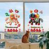 Best-Selling 2026 Little Horse Window Stickers - Spring Festival Fu Character Glass Decor for New Year, Electrostatic and Reusable.