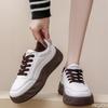 Spring Shoes New Versatile Fashionable Comfortable Female Students Height Increasing Sports Board Shoes Simple Casual Shoes