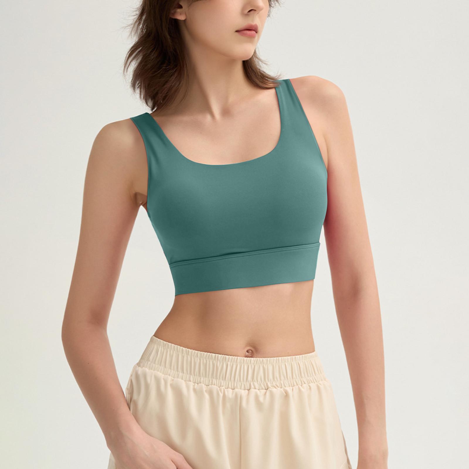 

Однотонна нижня сорочка для йоги для молодих дівчат, спортивна нижня білизна, жилет M