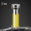 Xinuo XN-628L Antibacterial Double-Layer Tea Infuser Glass Cup