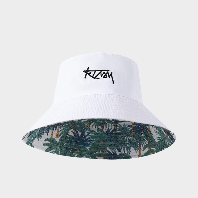 Double Sided Big Head Fisherman Hat, Men's Spring and Summer Style Bucket Hat, Women's Face Highlighting Small Sun Hat, Basin Ha