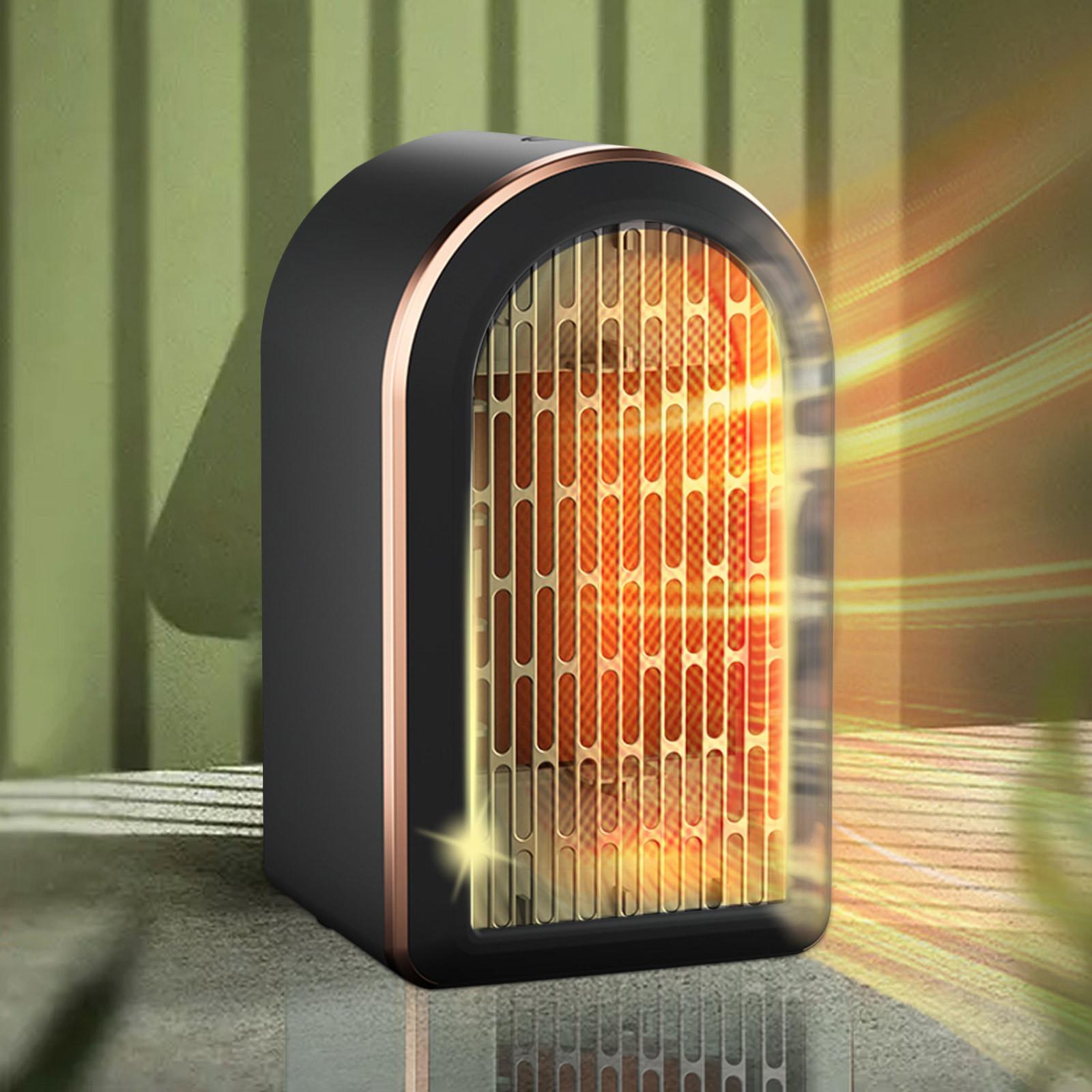 

Тепловентилятор мощностью 1200 Вт, Керамический тепловентилятор, 2 режима, безопасный, энергосберегающий, тихий, многофункциональный, низкий уровень шума, перегрев, наклон, для ванной комнаты, One Size чёрный