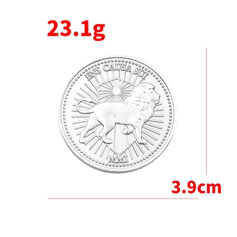Movie John Wick Continental Hotel Coins Cosplay Keanu Reeves Hotel Metal Coin with Box for Fans Collection Gift Costume Props