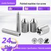304 Stainless Steel Hex Socket Set Screw, M3-M16, Pointed Head, Headless Grub Screw.