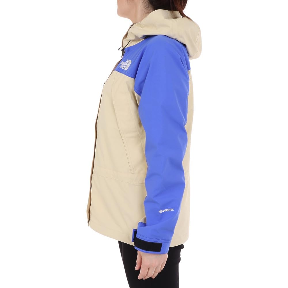 The North Face Mountain Light Waterproof and Size XL Women's Jacket, GORE-TEX, Breathable, Gravel/Solar Blue,
