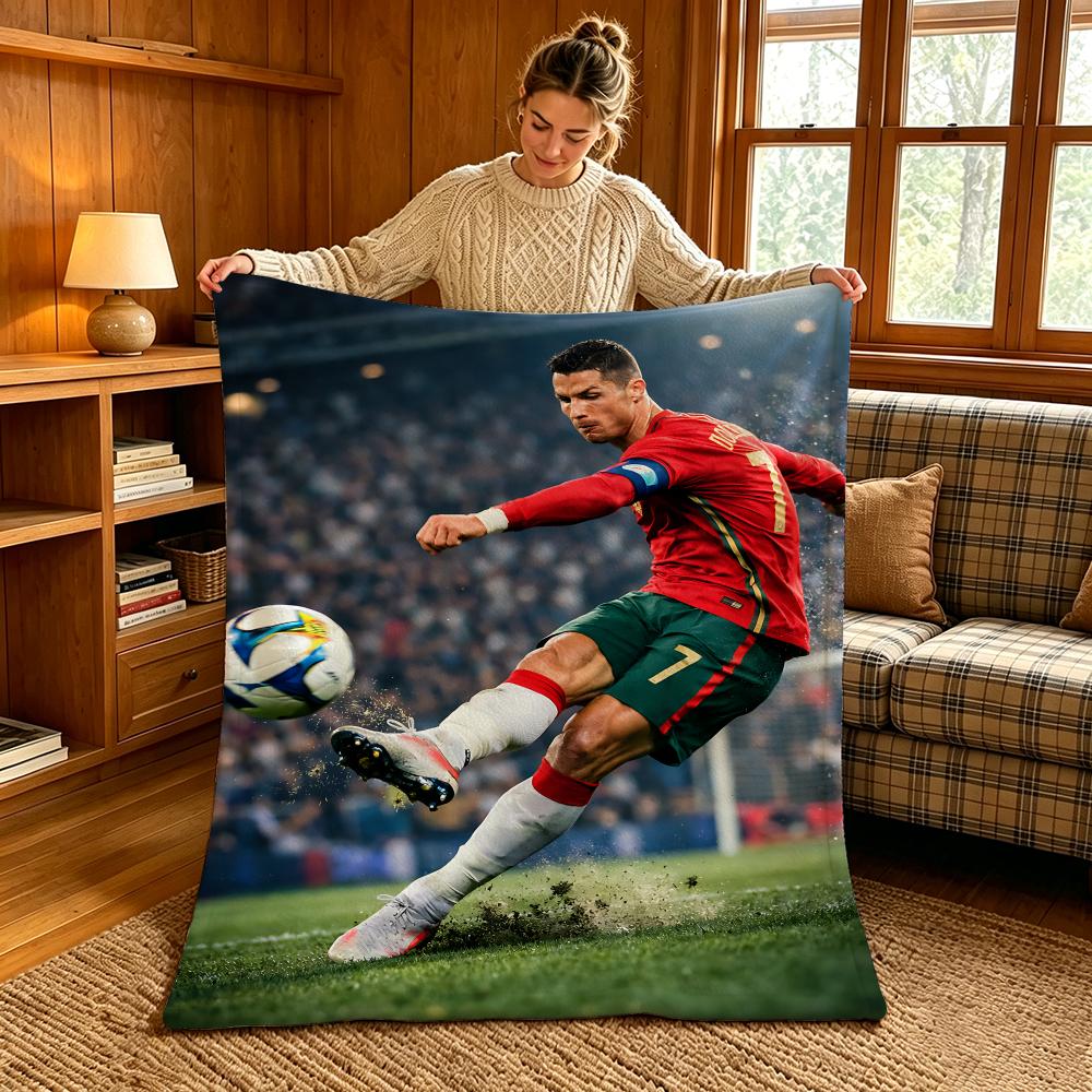 Sports C-Cristiano Ronaldos Throw Warm And Soft Suitable For Bedroom Living Room Sofa Bed Office Travel Camping