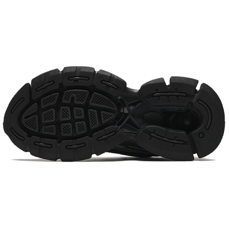 Anta Champion Series AG-G01 Fashion Trend Non-Slip Low-Top Casual Shoes Women sneakers Black Silver 122438805A-1