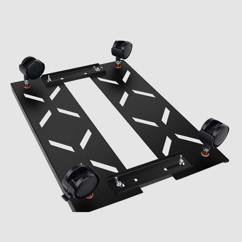 PC Chassis Bracket with 360 Swivel Wheels for Smooth Office Relocation