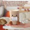Potato Pen Holder Funny Emotional Support Positive Crochet Doll Cute Handmade Desktop Storage Woven Basket Positive Gifts