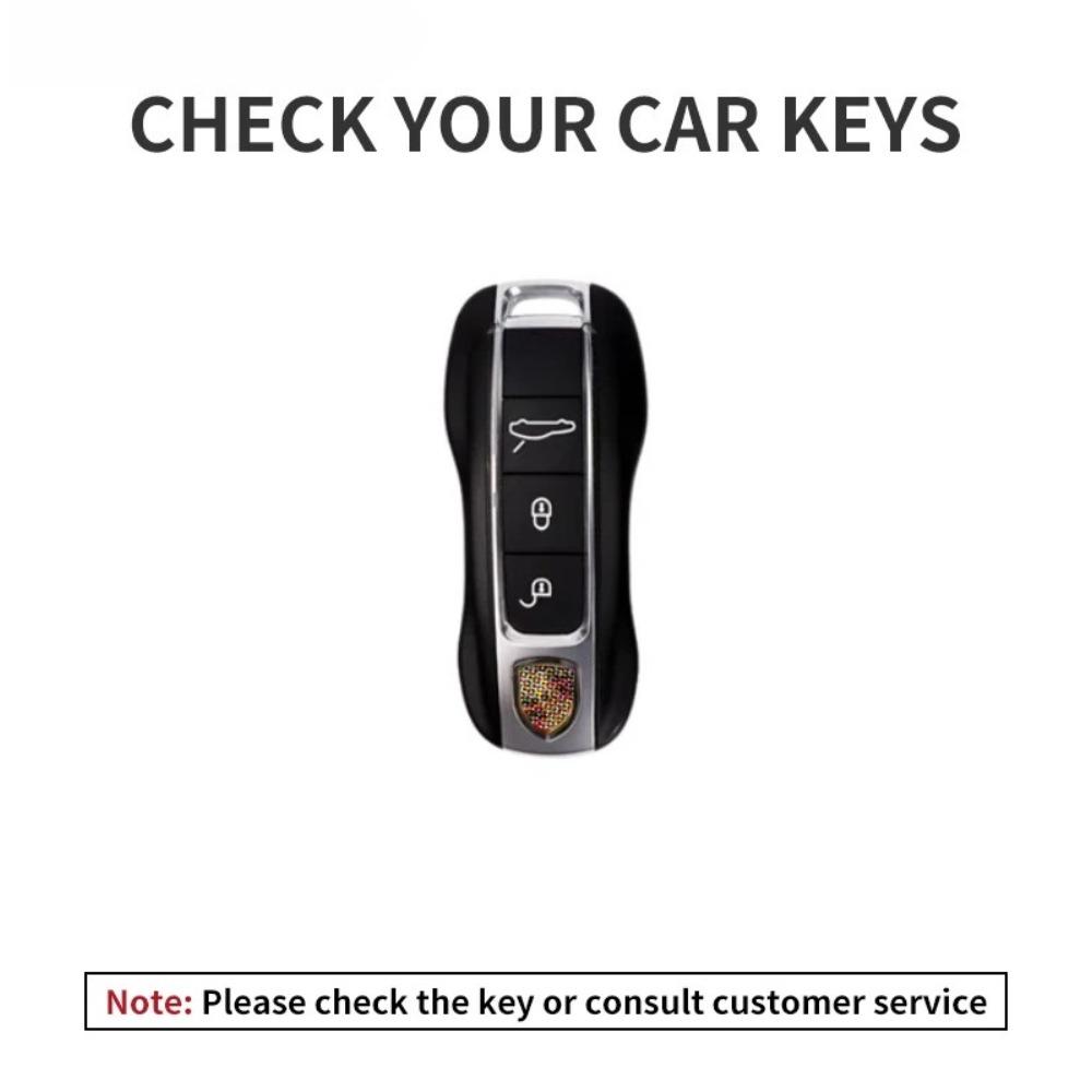 Leather Car Key Cover Case Shell Bag for Porsche Panamera Carman Macann Bobst Cayenne 911 981 991 970 996 Keychain Accessories