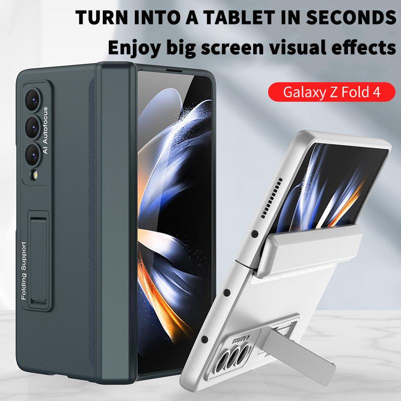 For Samsung Galaxy Z Fold 5 4 3 Case Magnetic Stand Adsorption Hinge Anti-fallprotective Protection Cover for Fold5 Fold4 Fold3