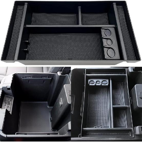 JOJOMARK Center Console Organizer Tray Fits For - GMC Sierra/Chevy Silverado 1500 Accessories, - Silverado/Sierra 2500 HD/3500 HD