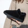 Cowhide snow boots for women 2026 short boots snow cotton shoes  thick and fashionable women's shoes