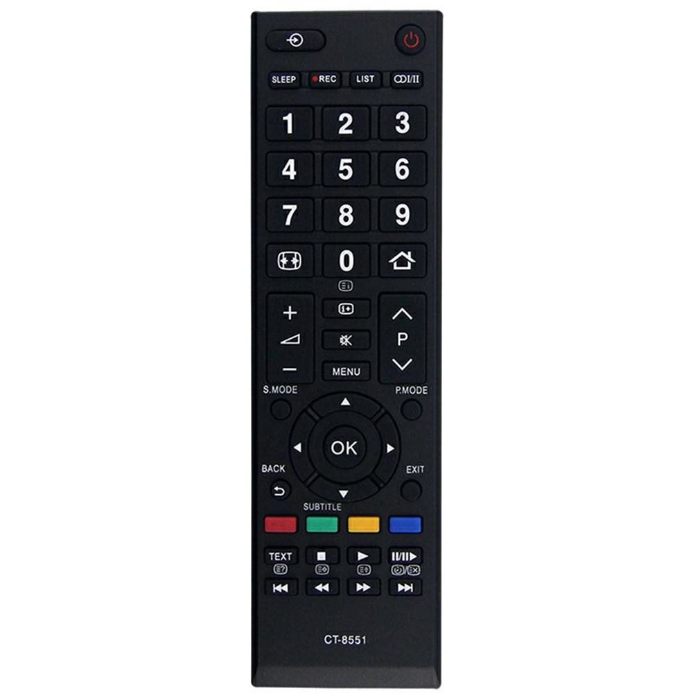 

CT-8551 For Toshiba TV Ergonomic Remote Control Universal Replacement Controller A