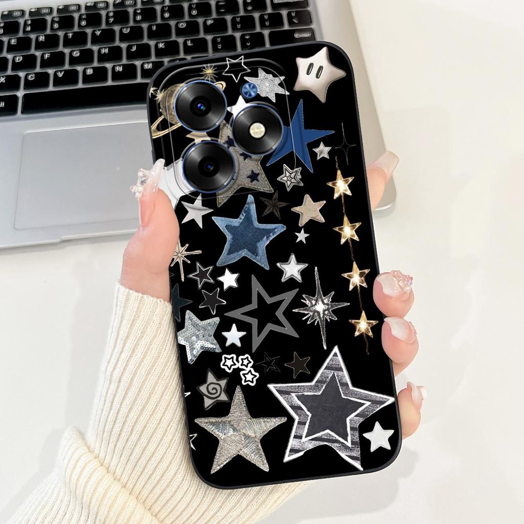 For Infinix Hot 40 Pro Case X6837 Fashion Cat Cartoon Cover Soft Silicone Phone Case For Infinix Hot 40i Hot40 Pro Hot40i Fundas