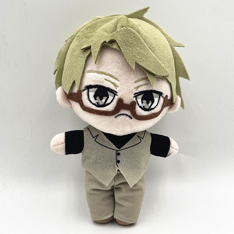 20cm Akutagawa Ryunosuke Dazai Osamu Kunikida Doppo Staande Houding Pluche Pop Rugzak Hangende Sieraden Verjaardagscadeau voor Vrienden