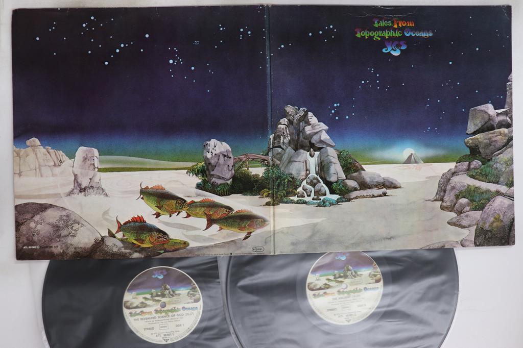 LP Record YES - Tales From Topographic Oceans ATL80001 ATLANTIC 1977 Germany Rock Used
