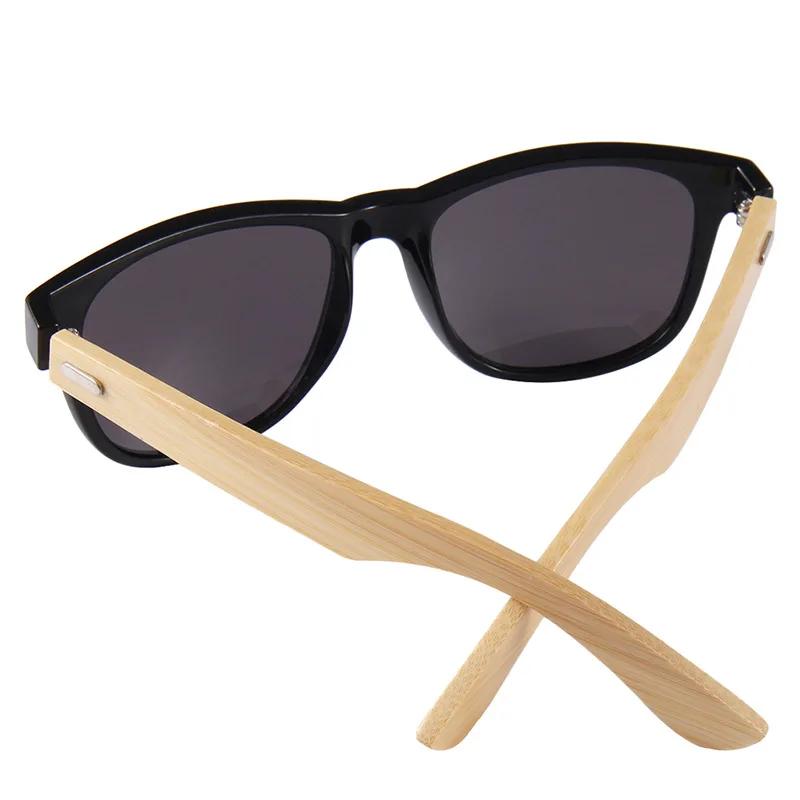 Retro Wood Sunglasses Men Women Bamboo UV400 Gold Mirror Sport Goggles Brand Design Sun Glasses Shades