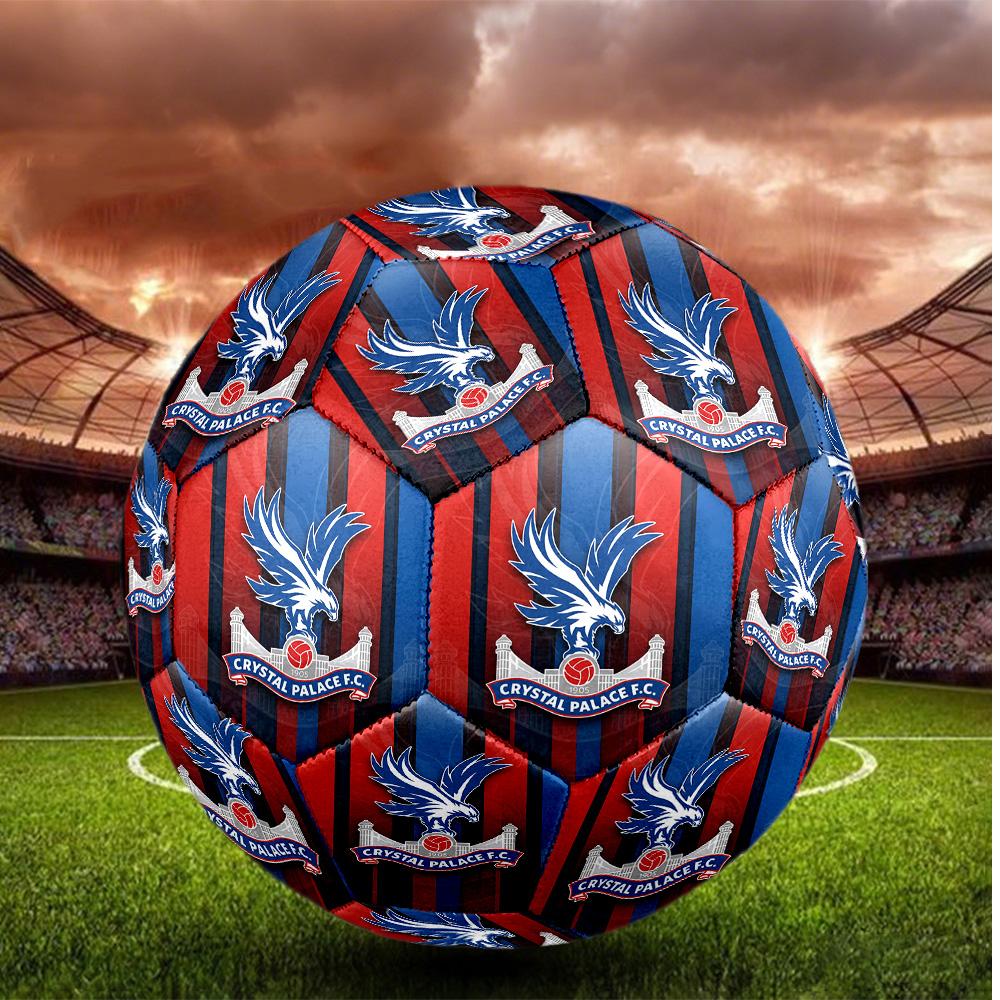 Crystal Palace Size 5 Football High Elastic Soccer Ball For Outdoor Competition Daily Training Play